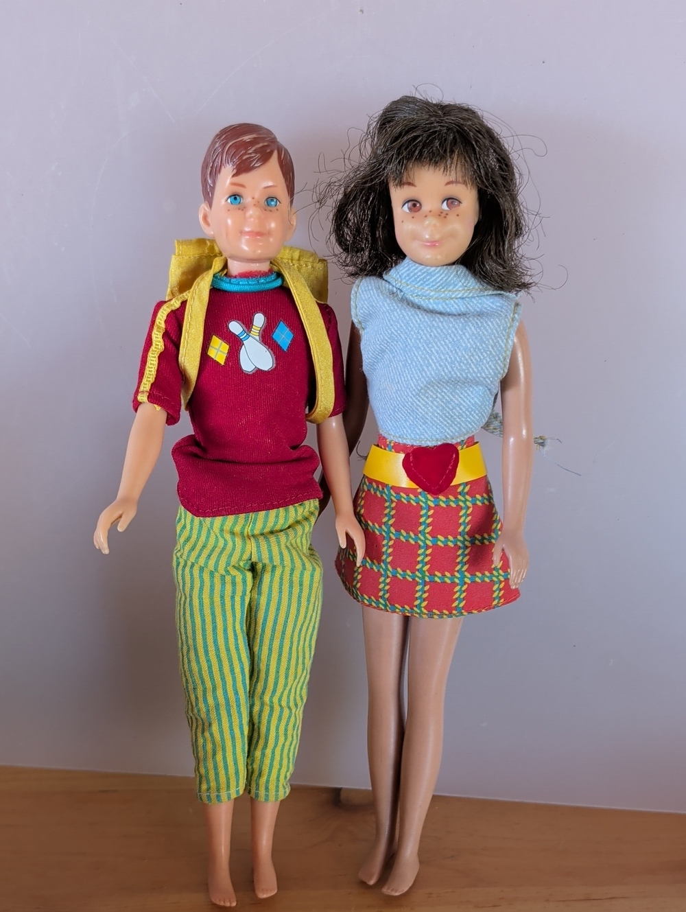 (2) 1963 VTG. Skipper and Mattel Dolls.  Japan 🌟🌟🌟